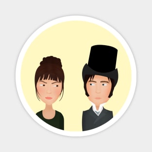 Elizabeth Bennet and Mr Darcy fanart Magnet